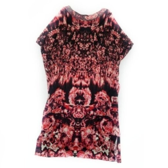 Gaultier Fuzzi Soleil swim coverup dress size small roses and fire - Picture 5 of 8